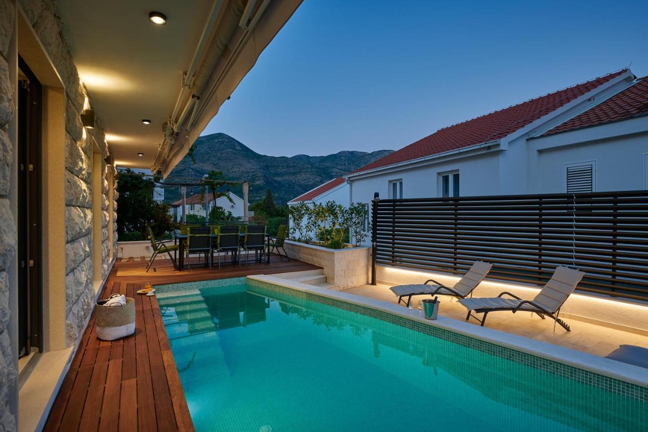 Villa Nika With Private Heated Pool Slano Exterior photo